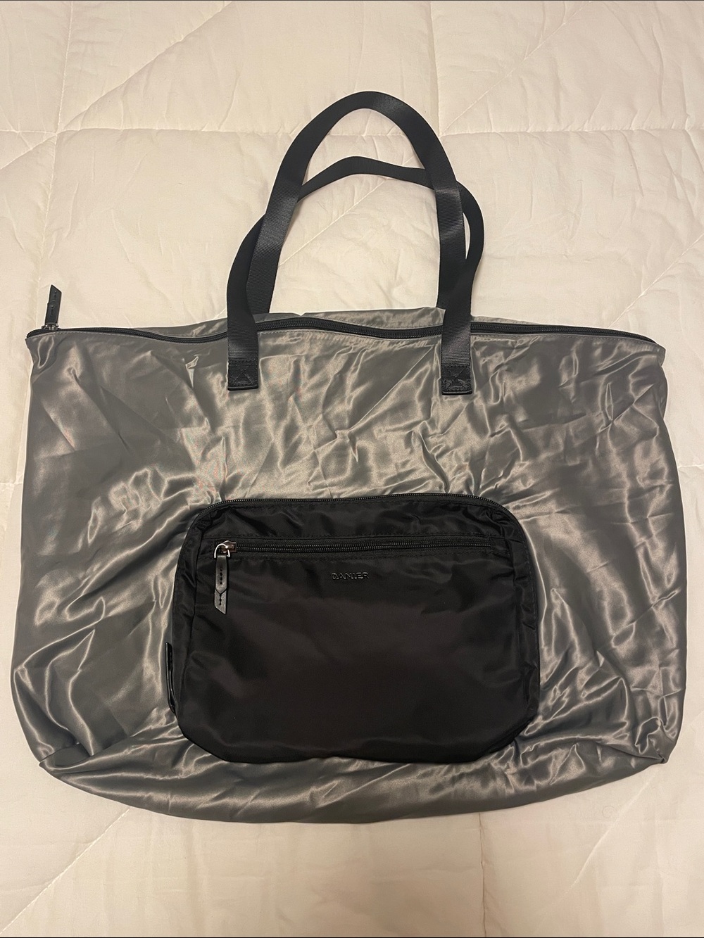 Lightweight Gray Tote Bag - Danier